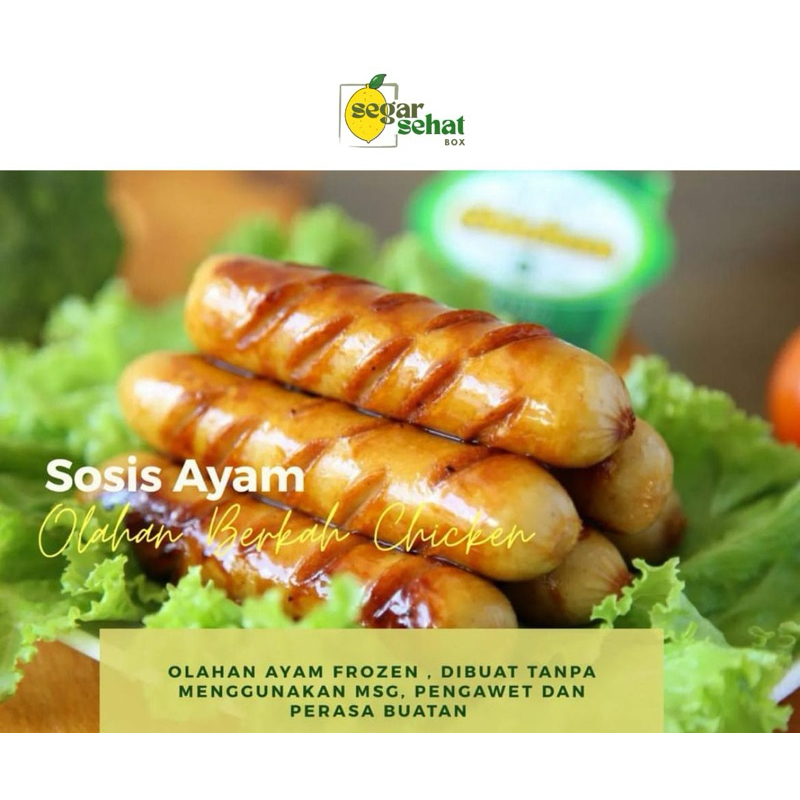 

SOSIS AYAM ORGANIK GLUTEN FREE - BERKAH CHICKEN ORGANIC