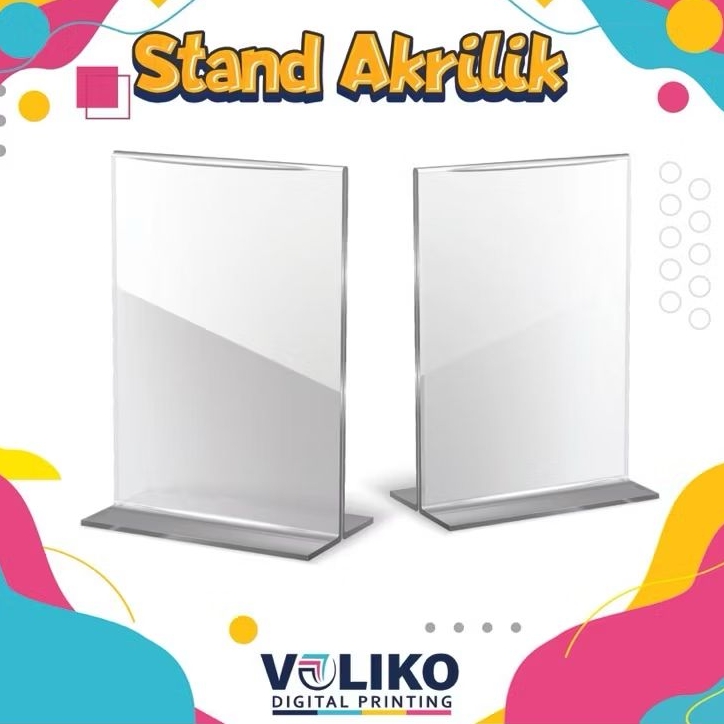 

Tempat Brosur Akrilik | QRIS Barcode | Tempat Menu | Tent Card Holder | Papan Display | Tent Card Acrylic Display High Quality | Akrilik Murah dan Berkualitas