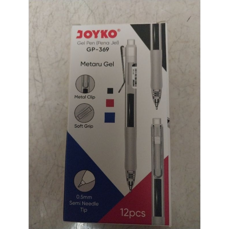

GEL PEN GP-369 METARU GEL JOYKO harga 12 pcs