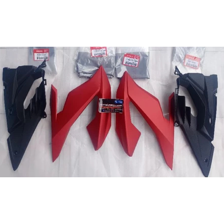 SHROUD CB150R LED V3 MERAH DOFF SAYAP TANGKI LUAR CB150R NEW LED V3 MERAH DOFF COVER TANGKI CB150R L