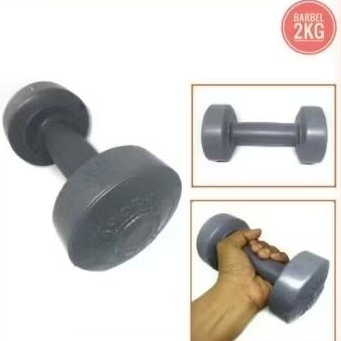barbel 2kg dumbell plastik PVC barbel 2kg