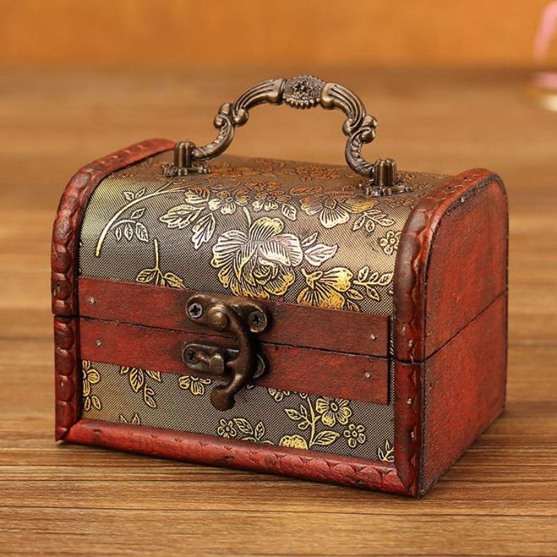 Kotak Kayu Perhiasan / Box Perhiasan Kayu / Tempat Perhiasan Kayu / Kotak Perhiasan Estetik