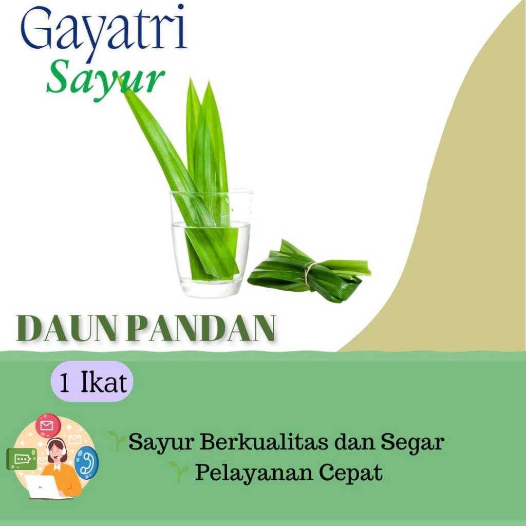 

Daun Pandan 1 Ikat - GAYATRI SAYUR