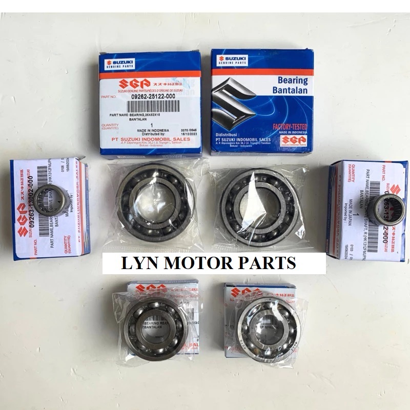 Bearing Laher mesin Kruk as rasio tornado Gs Gx RC 100 110 original suzuki