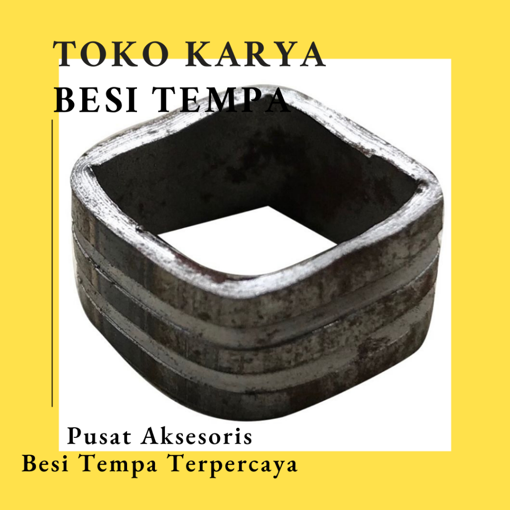 Ornamen Pagar Besi Cincin Basket / Cincin Basket Nanas / Cincin Basket Nanas Ornamen Hiasan Pintu Pa