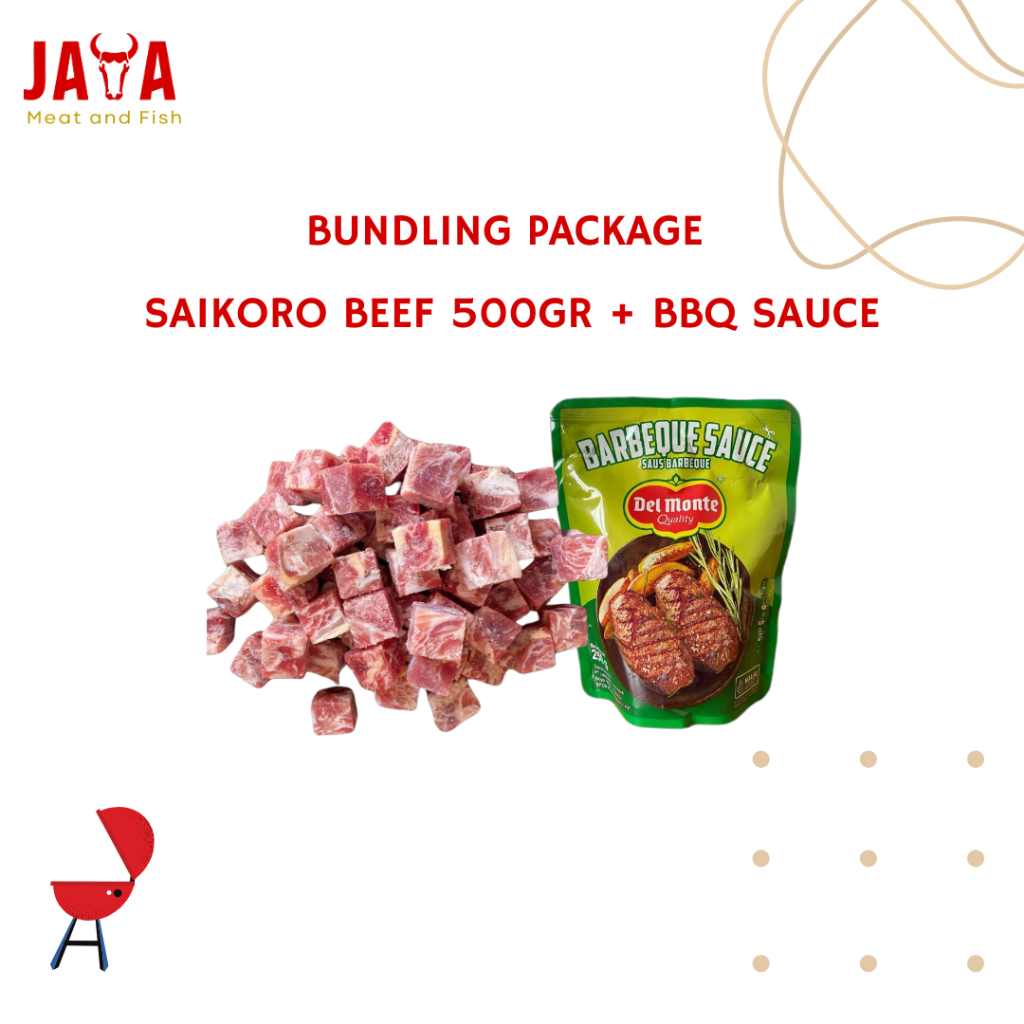 

Paket BBQ Grill / Saikoro Meltique 500 gr / Delmonte Barbeque Sauce