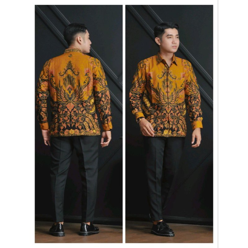 Kemeja batik furing premium Batik pria premium Atasan batik furing