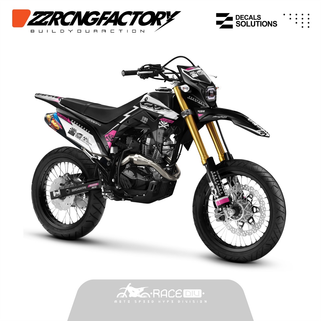 DECAL STIKER CRF 150L/GORDONS/KLX BF/D-TRACKER/WR 155 FULL BODY COSTUM