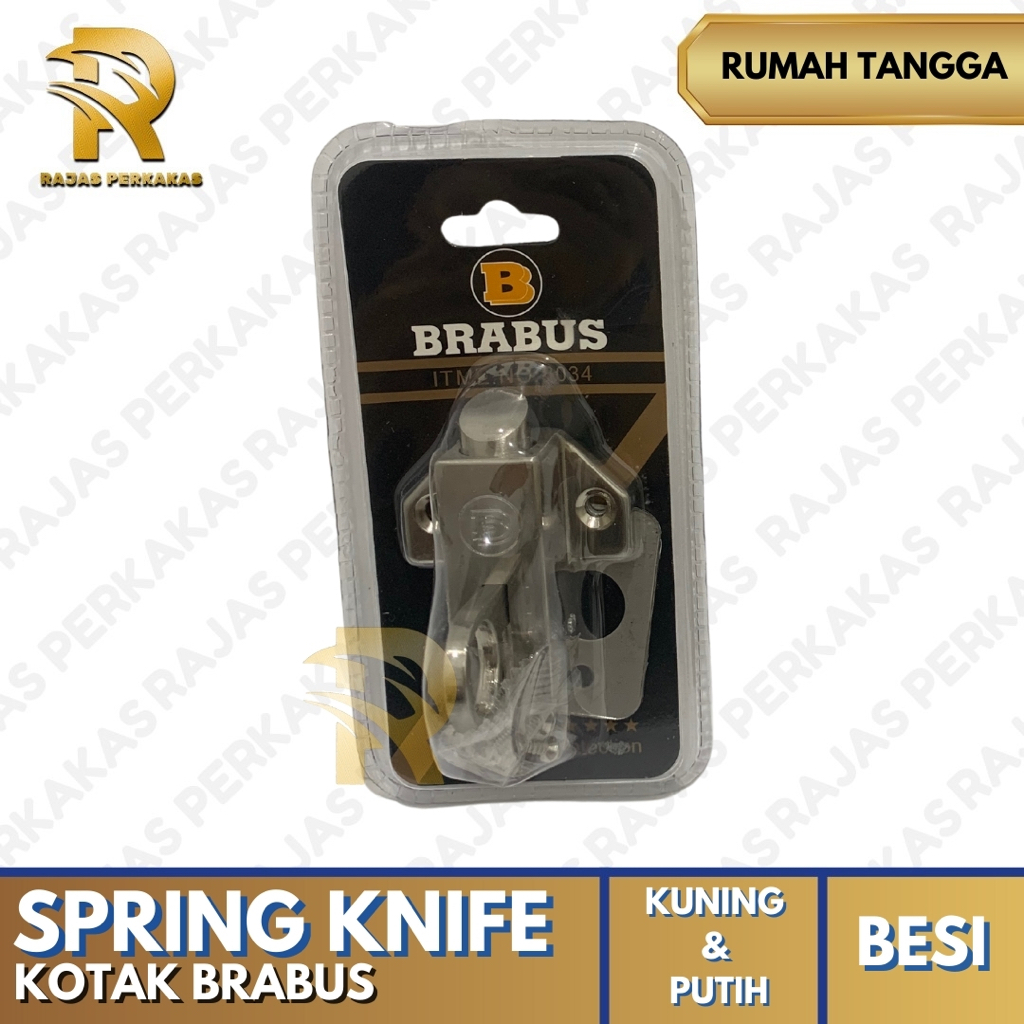 SPRING KNIFE KOTAK BRABUS SLOT JENDELA GRENDEL JENDELA GEMBOK JENDELA