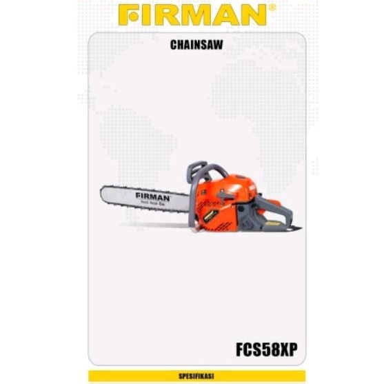 Chainsaw Firman FCS58XP NEW / Bar 24 inch HN / Rantai YW