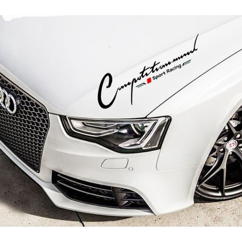 sticker kap depan mobil sedan,sticker cutting