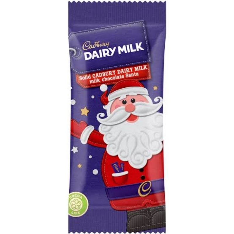 

Chocolate cadbury dairy milk santa 12 gram