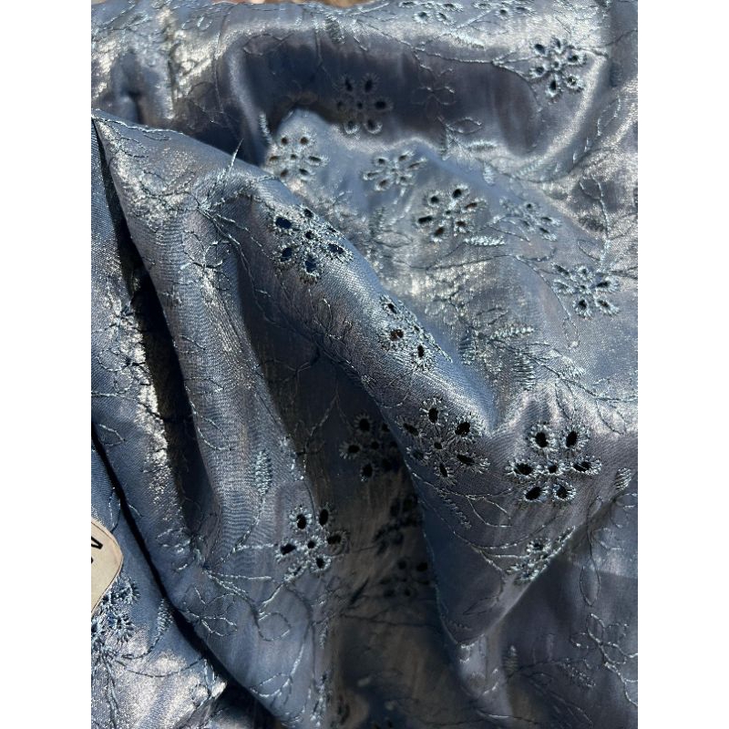 kain bordir - kain simmier bordir - kain bordir simmier - kain Shimmer glossy - kain bordir - kain g