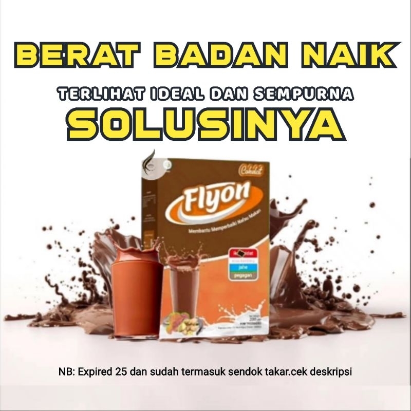 

Susu Flyon Penambah Berat Badan Rasa Coklat Original
