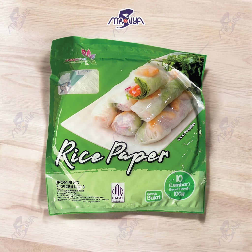 

Rice Paper 100G bulat / Banh Trang High Quality Rice Paper / Kulit Lumpia Vietnam Rice Paper / rice roll spring roll