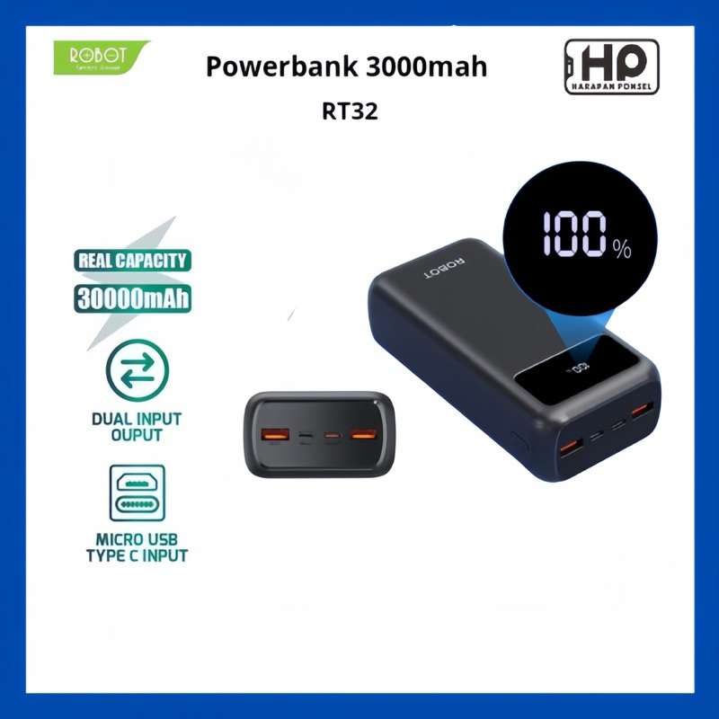 powerbank robot 3000mah RT32