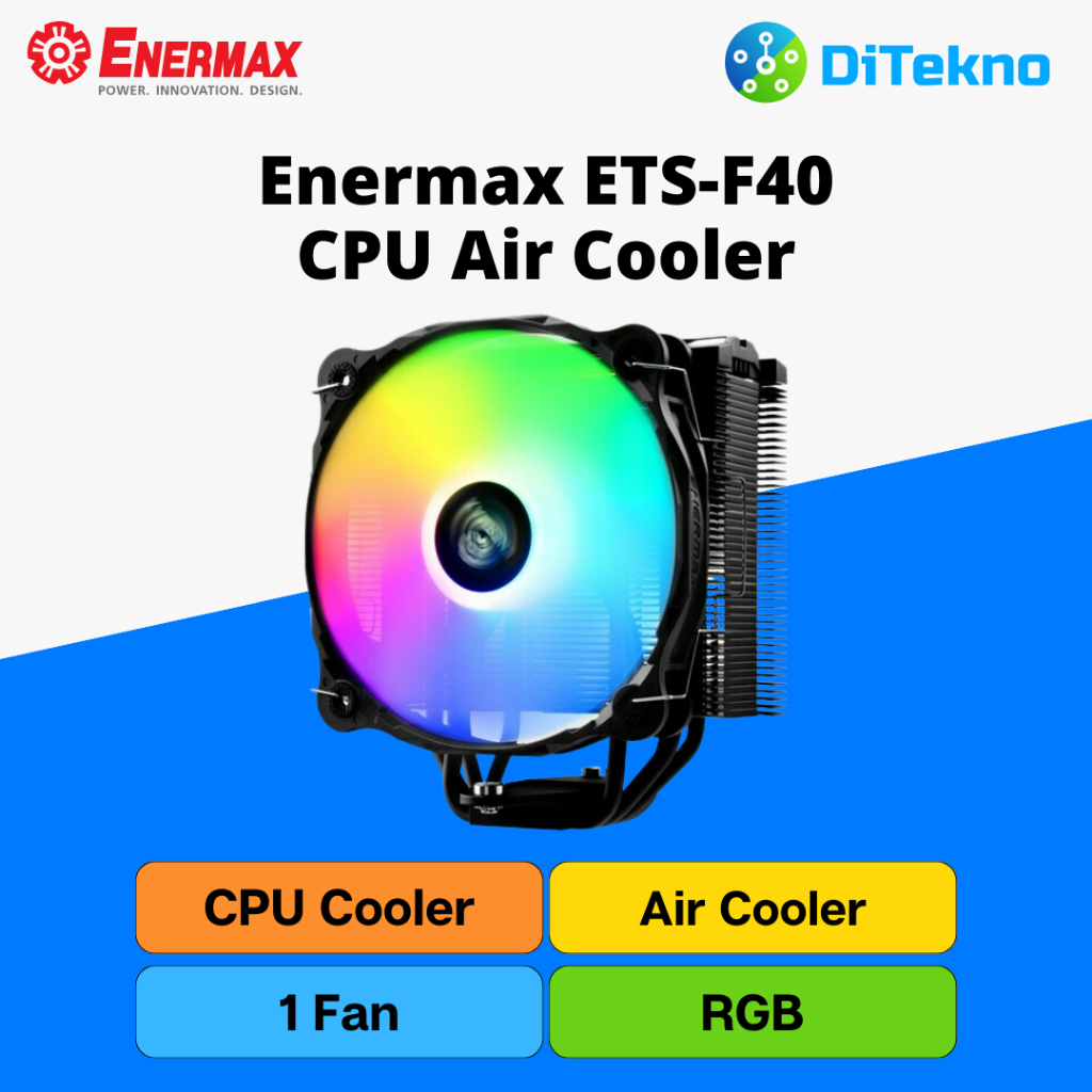Enermax ETS-F40-BK-ARGB CPU Fan Air Cooler