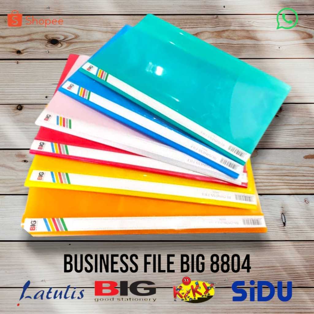 

BIG Map Bisnis File F4 Folio Poket / Map Ako / Business File MF-8804 (12pcs)