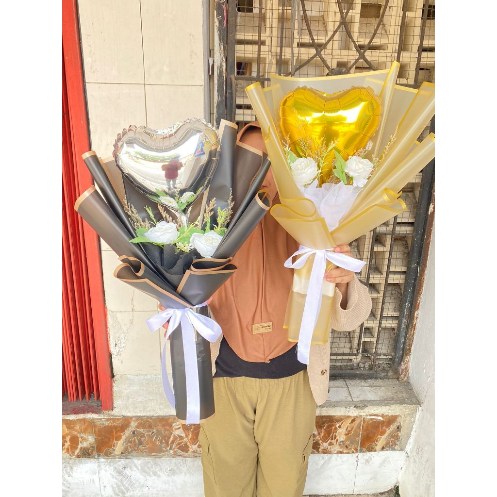 

(Ready Stok) FREE PACKING Bouquet / Buket Balon love untuk Wisuda / Hari Ibu / Ulang Tahun / Hadiah / Anniversary / Valentine / Hari guru