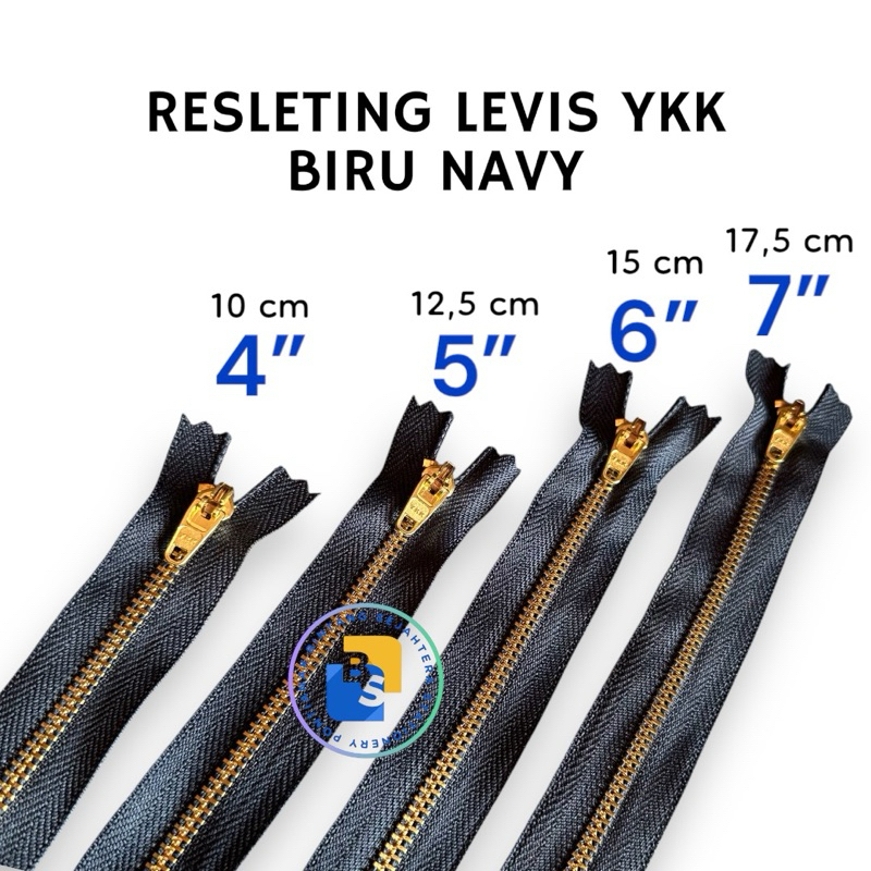 Resleting Celana LEVIS JEANS YKK