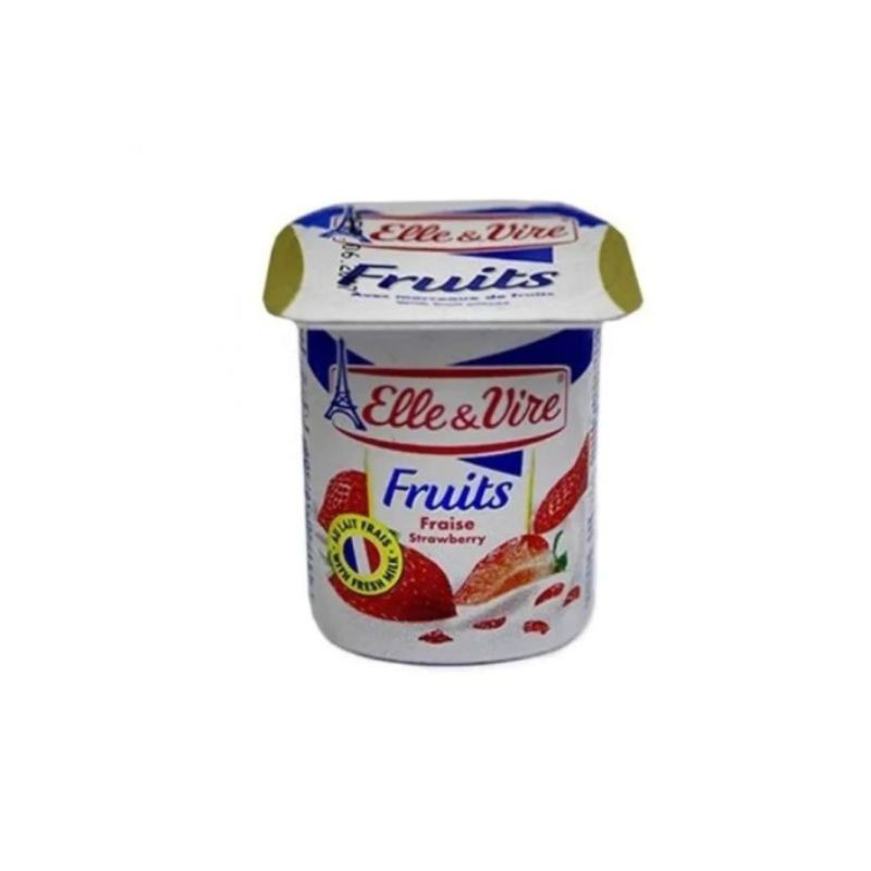 

Elle & Vire D'Lacte Plain, Cherry, Strawberry, Apricot, Manggo, Fruit Forest 125 gr