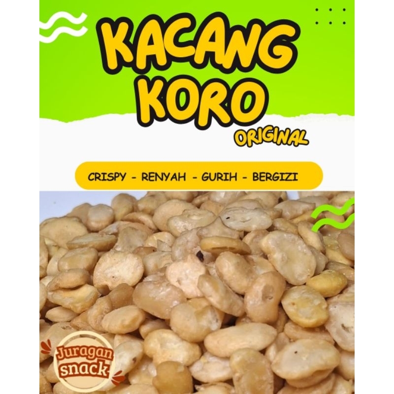 

Kacang koro original spesial renyah gurih 500gr