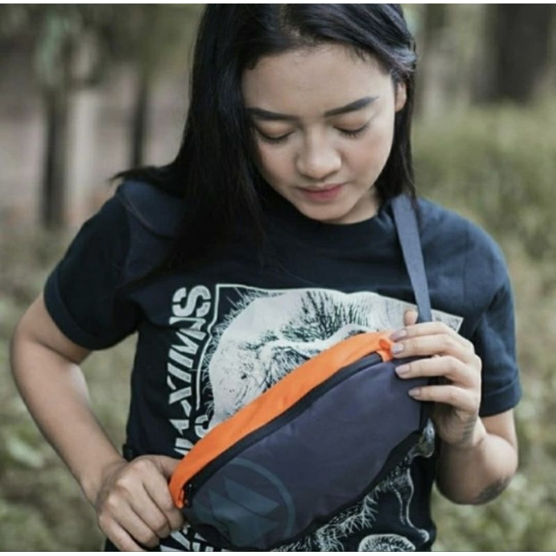 Tas Pinggang Simple / Waist Bag Zlatan Roku Waterproof Terlaris