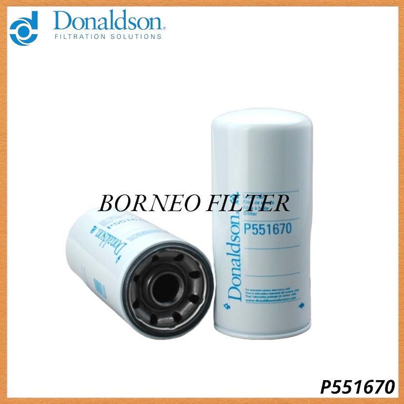 P551670 Donaldson Oil Filter Oli J8612670 LF670 B196 C-5715 SFO2670 JOC-88022 51970 LF3333 W1294 388