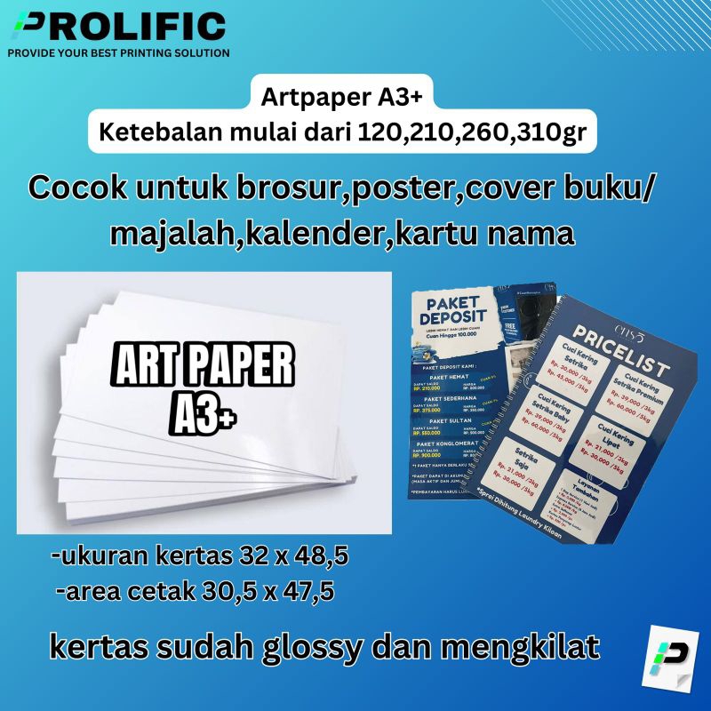 

Artpaper A3 | Kualitas terbaik harga masuk akal