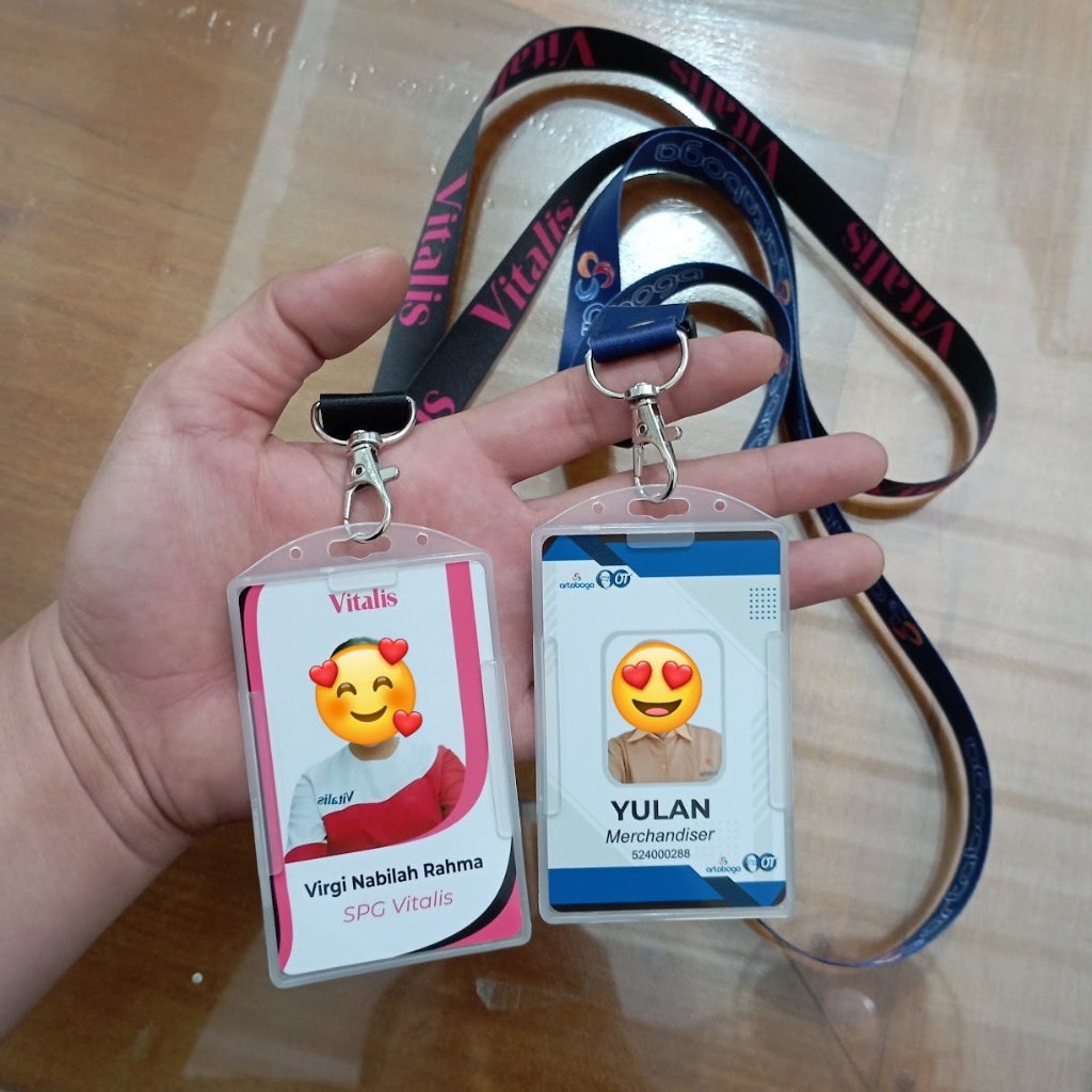 

TALI LANYARD/TALI ID CARD CUSTOM 2 SISI FULL PRINTING PILIHAN PAKET CETAK LENGKAP
