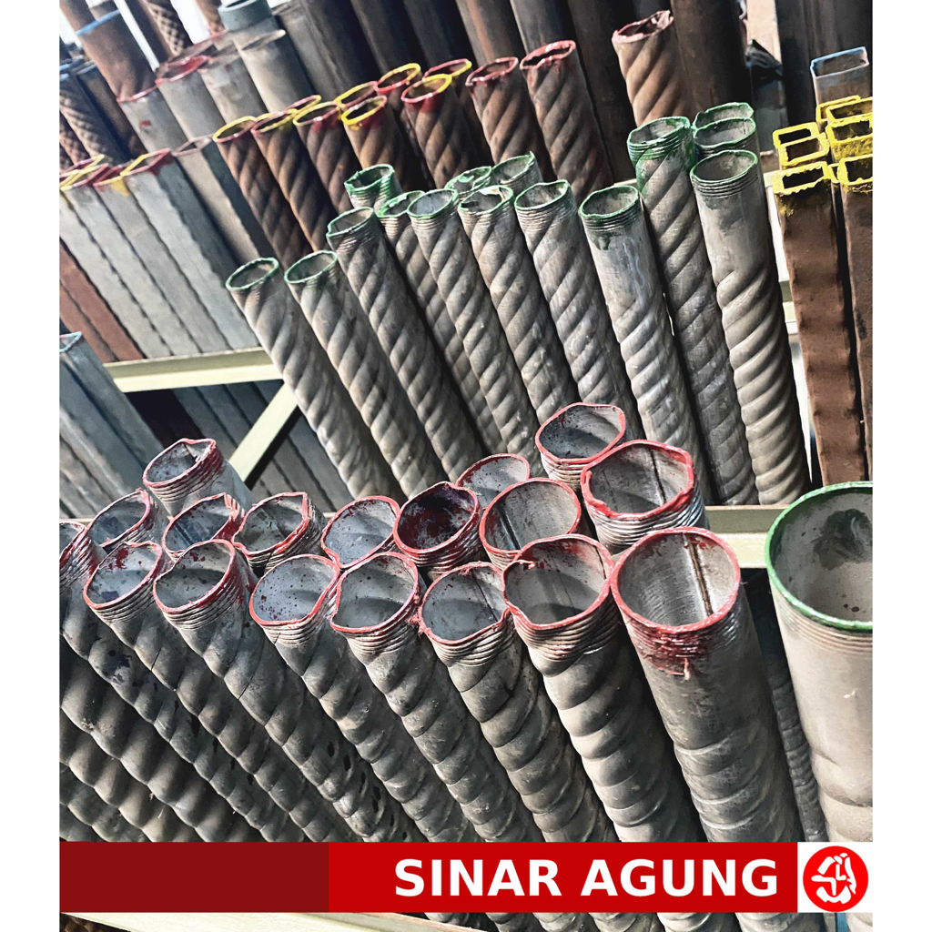 Pipa Hitam Ulir 1 1/4 x 1,4mm  plintir / pipa besi plintir 6m