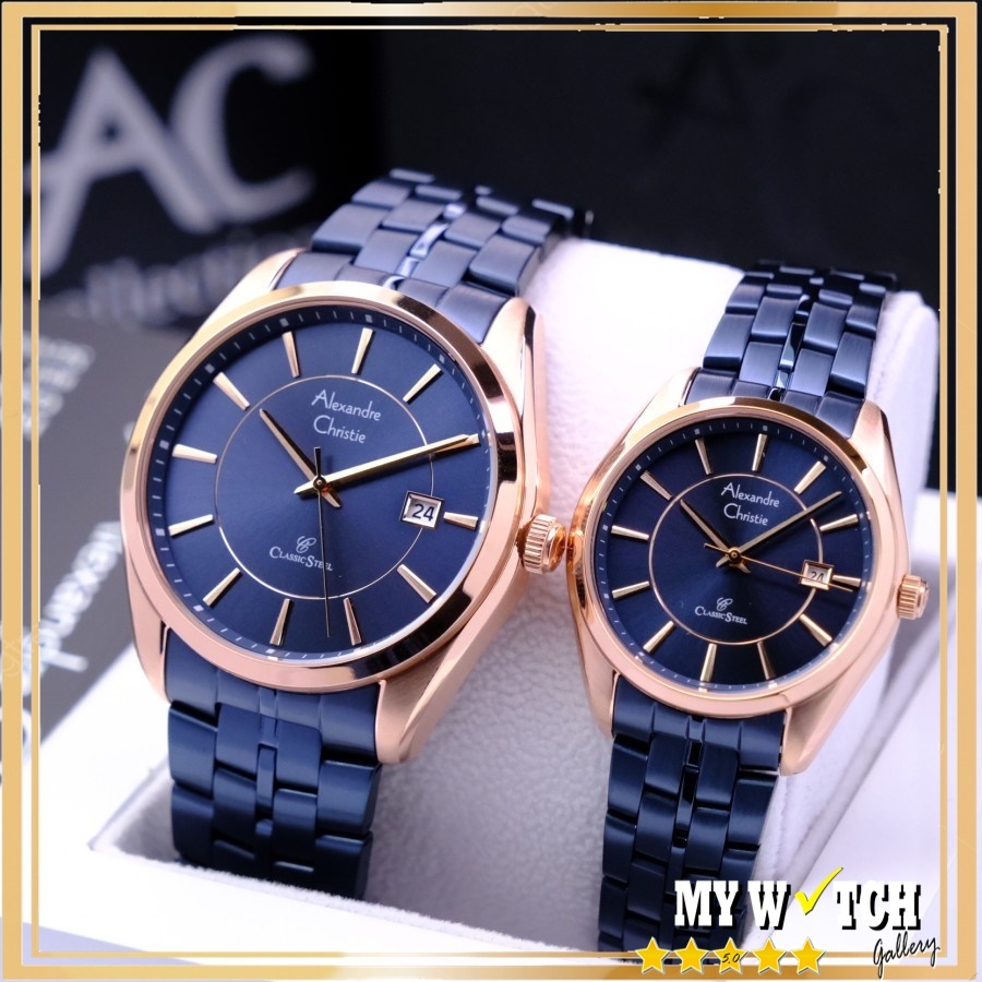 Jam Tangan Alexandre Christie / Alexander Couple AC 8578 Original