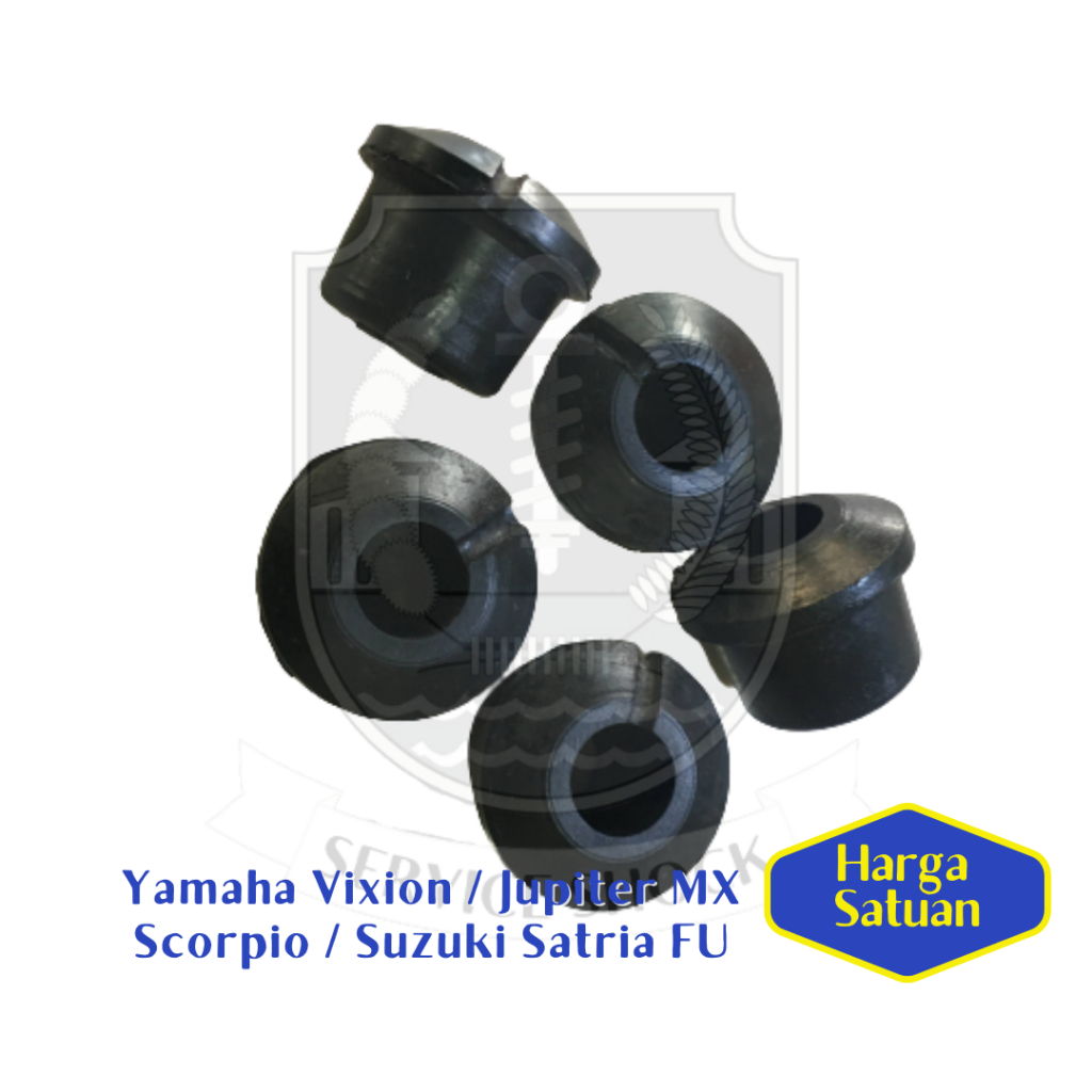 Rubber Stopper As 12,5 mm Monoshock Belakang Yamaha Jupiter MX 1S7 Vixion Scorpio Y15ZR Sniper Satri