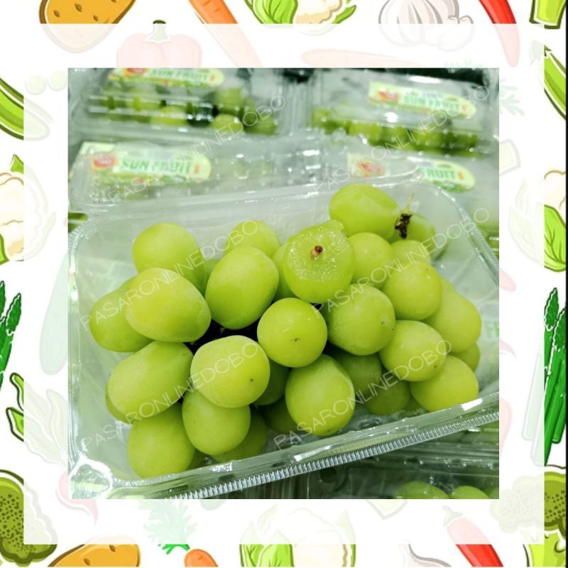 

Anggur shine Muscat 500g Sun Fruit