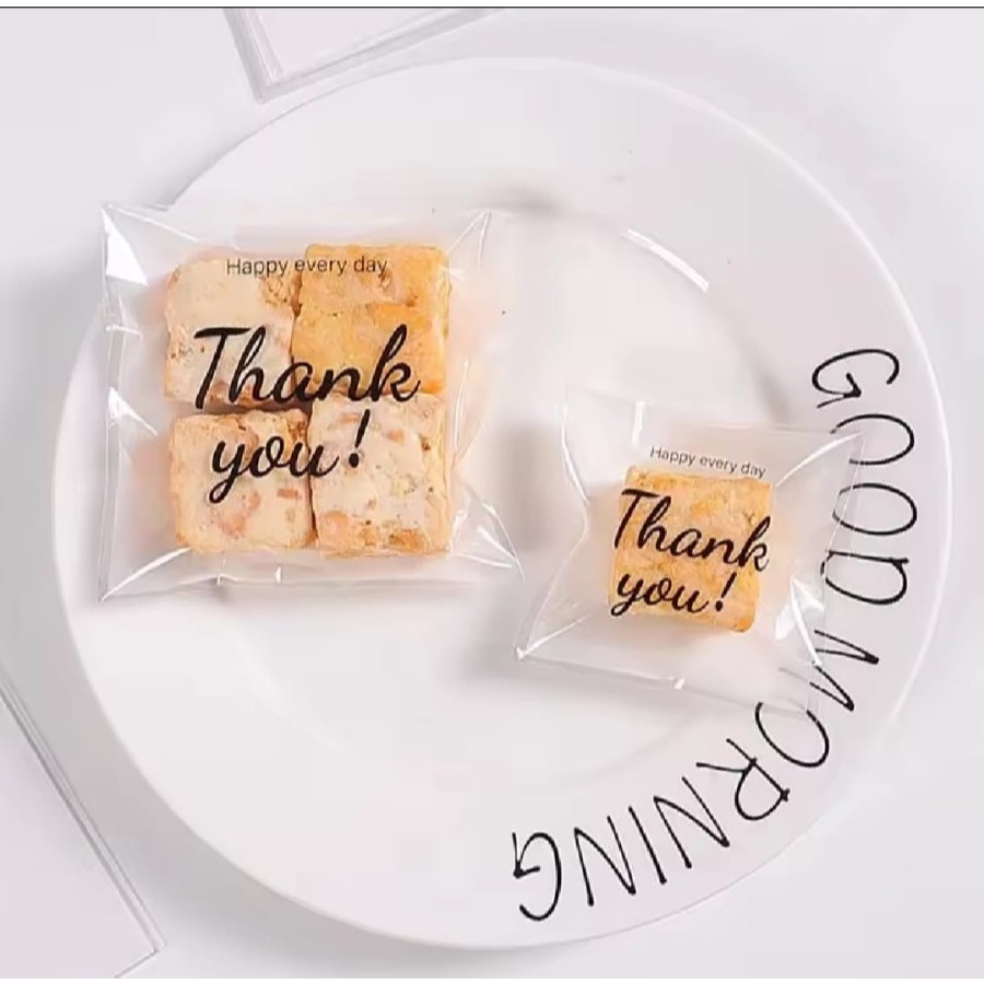 Cookies Bag/ Plastik Kemasan Cookies/Snack: TY Happy Everyday