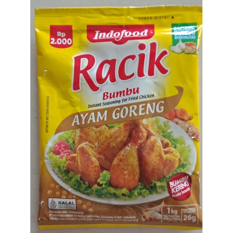 

indofood Bumbu racik rasa ayam grg 26gram