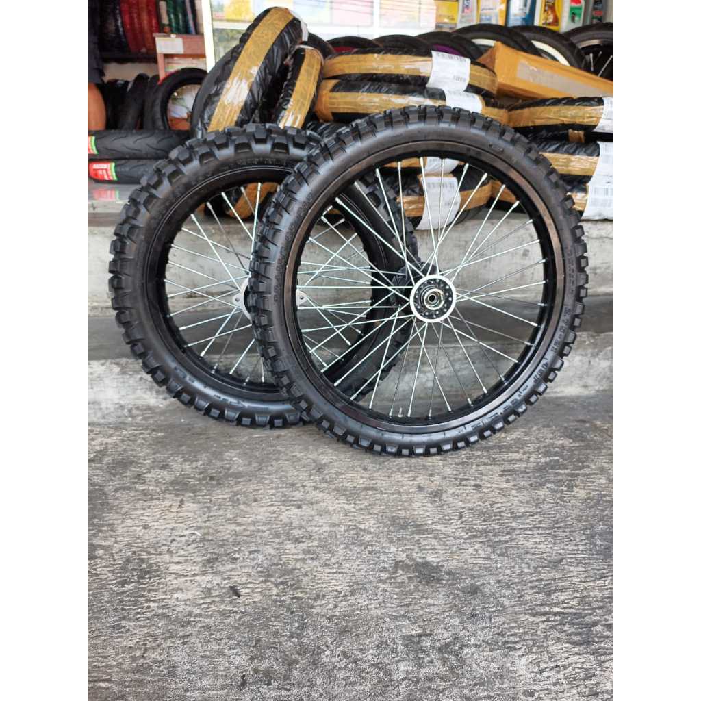 Wheelset KLX Velg Takasago Excel Asia Ring 18/21 Bekas Murah