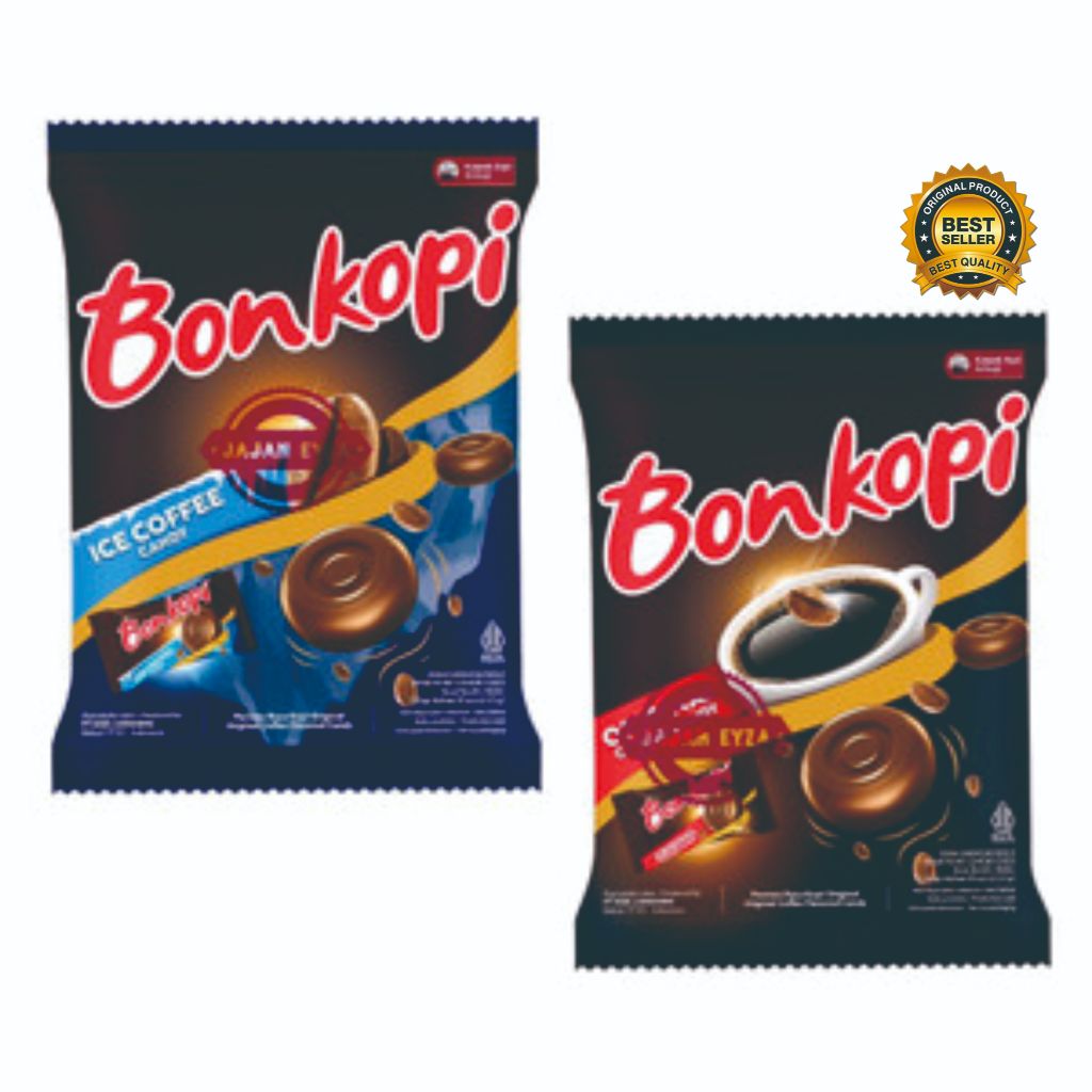 

Bonkopi Ice Coffee Candy / Bonkopi Original Coffee Candy Bag (50 x 2,5 gr) / Permen Bonkopi