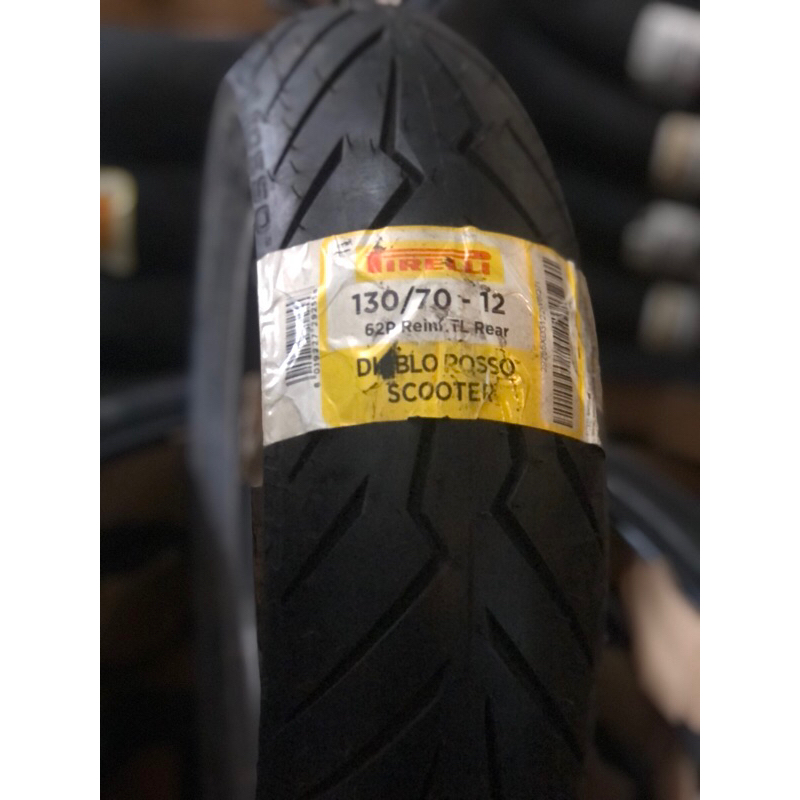 Ban Pirelli Diablo Rosso Scooter 130 70 12 Ban Diablo Rosso Scooter 130 70 12 THN 2025