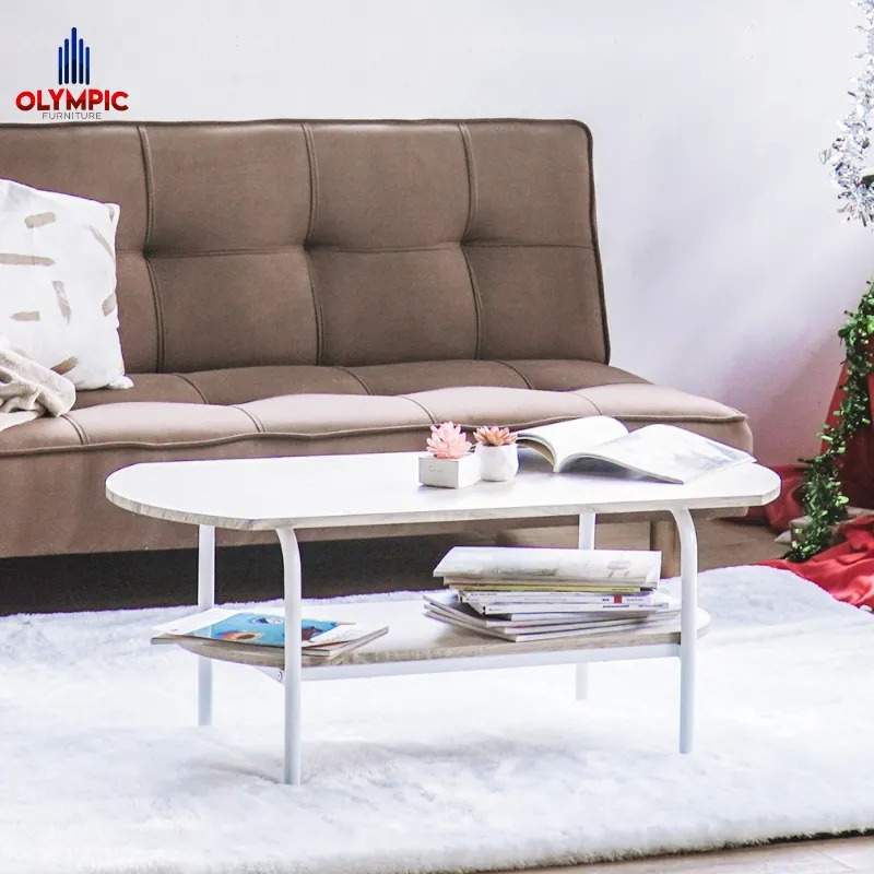OLYMPIC COFFE TABLE MEJA OVAL MEJA TAMU MINIMALIS CT STARLA