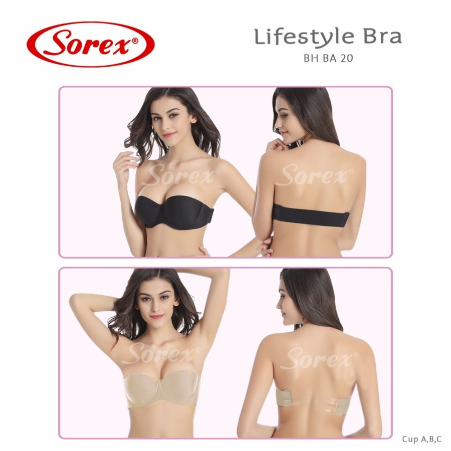 bh bra life style sorex BA 20 kawat tali transparant