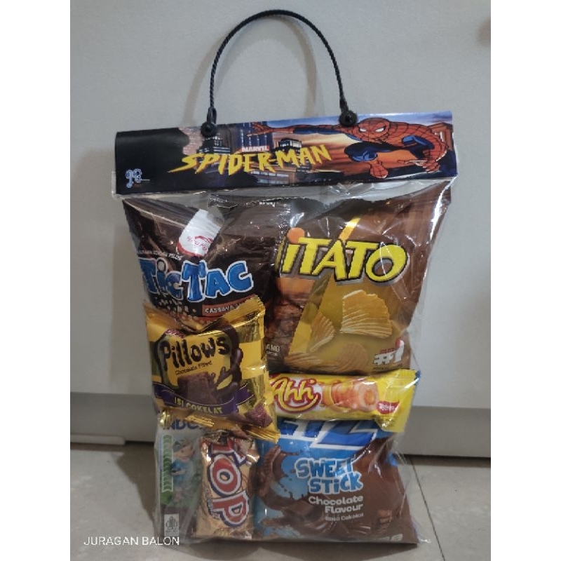 

Isi 10 pcs Plastik Bungkus Snack (tanpa isi snack dan ga bisa custom)/ Plastik Opp Ulang Tahun