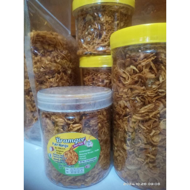 

3 Toples x 150 gram bawang goreng original