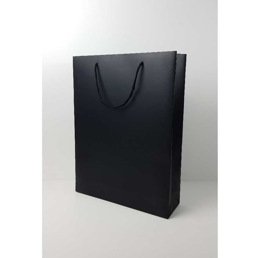 

Paperbag Black Doff Uk 30x9x40cm