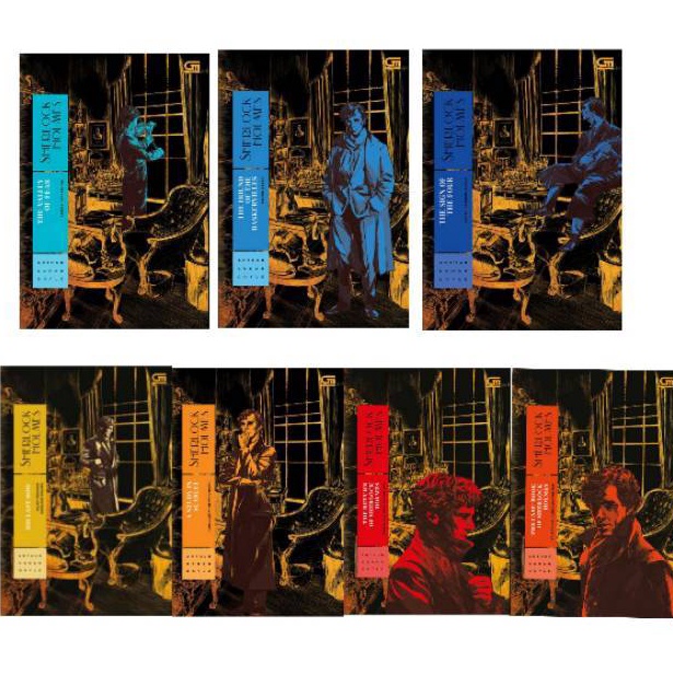 KODE G49D Novel Sherlock Holmes  Lembah Ketakutan Anjing Setan Empat Pemburu Harta Pemburu Benang Me