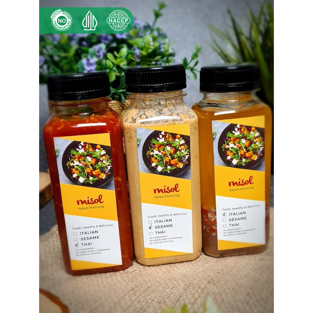 

MISOL Salad Dressing Fresh & Delicious - Opsi 3 variant rasa