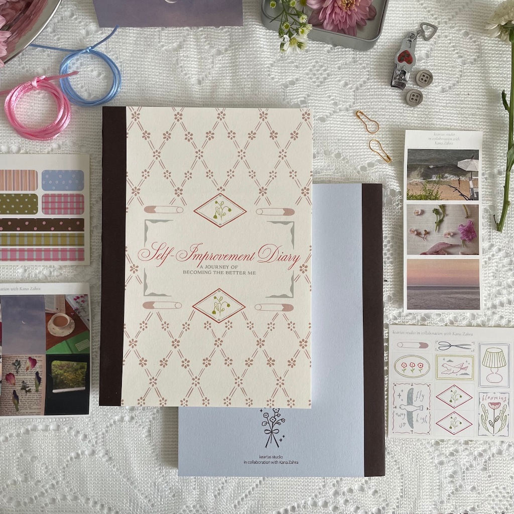 

Self-Improvement Diary & Journaling Set by Keartas Studio in Collaboration with Kana Zahra