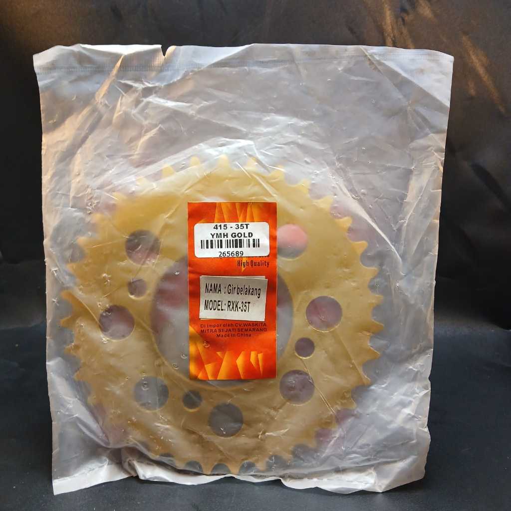 GEAR YAMAHA 35T 415 F-1 RKKING KYS GOLD