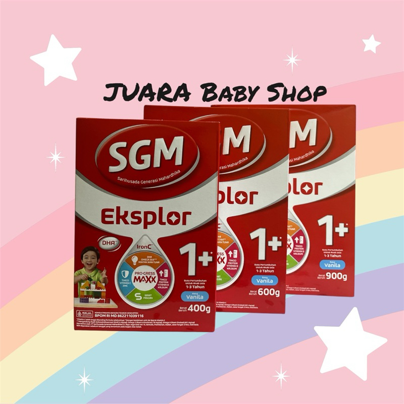 

SGM EKSPLOR 1+ 400gr, 600gr, 900gr RASA VANILA