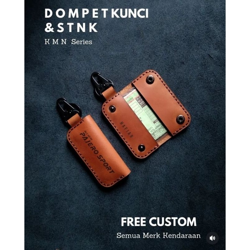 Hafiar Key Wallet Gantungan Kunci Kulit - KMN
